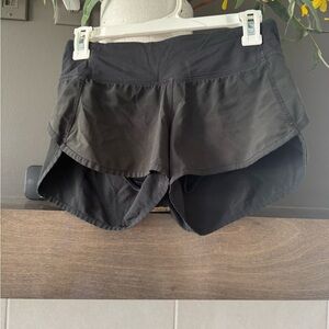 Black Women's Lululemon Athletic IShorts